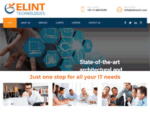 Tablet Screenshot of elintech.com